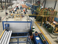 天衢铝业2750吨大型挤压生产线试产成功